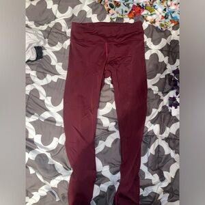 Size 10 maroon lululemon leggings!